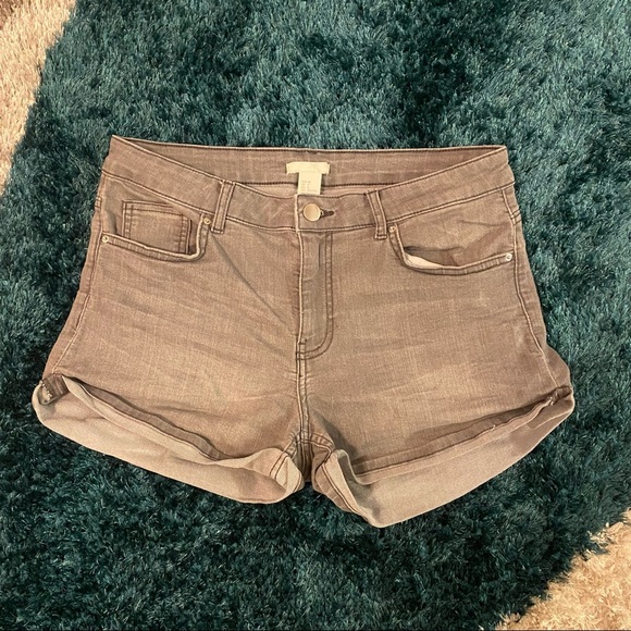 H&M Pants - H&M | Gray wash denim shorts | size 8